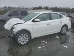 Salvage cars for sale at Exeter, RI auction: 2015 Nissan Sentra S