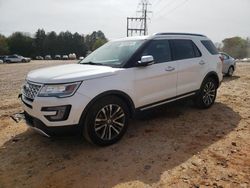 Salvage cars for sale at China Grove, NC auction: 2017 Ford Explorer Platinum