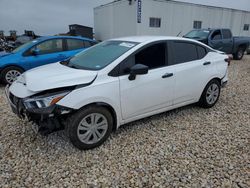 Salvage cars for sale from Copart New Braunfels, TX: 2020 Nissan Versa S