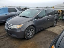 Salvage cars for sale at San Martin, CA auction: 2013 Honda Odyssey EXL