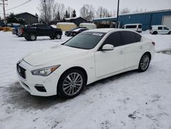 Salvage cars for sale from Copart Anchorage, AK: 2018 Infiniti Q50 Pure