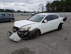 Salvage cars for sale at Dunn, NC auction: 2010 Honda Accord LX