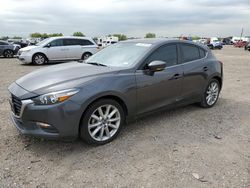 Salvage cars for sale from Copart Houston, TX: 2017 Mazda 3 Touring