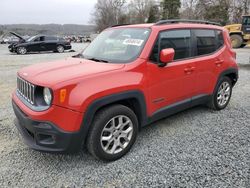 Salvage cars for sale from Copart Concord, NC: 2015 Jeep Renegade Latitude