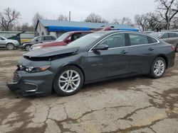 Salvage cars for sale from Copart Wichita, KS: 2017 Chevrolet Malibu Hybrid