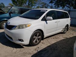 Salvage cars for sale at Riverview, FL auction: 2011 Toyota Sienna LE