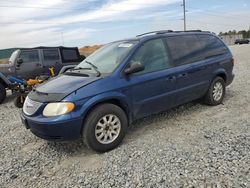 Chrysler salvage cars for sale: 2002 Chrysler Town & Country EX