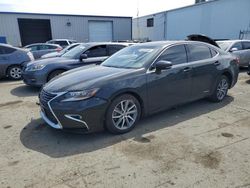 Salvage cars for sale at Vallejo, CA auction: 2017 Lexus ES 300H