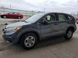 Salvage cars for sale at Dyer, IN auction: 2015 Honda CR-V LX