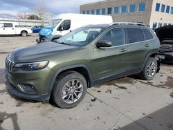 Jeep Grand Cherokee salvage cars for sale: 2020 Jeep Cherokee Latitude Plus