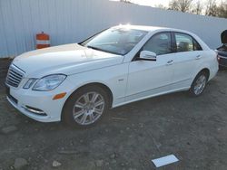 Vehiculos salvage en venta de Copart Windsor, NJ: 2012 Mercedes-Benz E 350 4matic