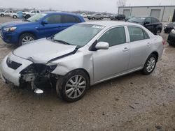 Salvage cars for sale from Copart Kansas City, KS: 2010 Toyota Corolla Base