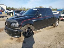 Salvage trucks for sale at Florence, MS auction: 2002 Ford F150 Supercrew Harley Davidson