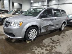 Salvage cars for sale at Ham Lake, MN auction: 2016 Dodge Grand Caravan SE