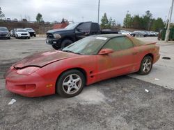 Salvage cars for sale at Gaston, SC auction: 1998 Pontiac Firebird