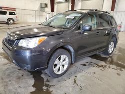 Salvage cars for sale from Copart Avon, MN: 2015 Subaru Forester 2.5I Premium