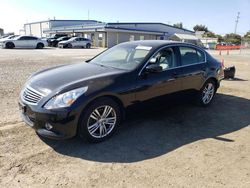 Salvage cars for sale from Copart San Diego, CA: 2011 Infiniti G25 Base