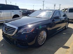 Vehiculos salvage en venta de Copart Los Angeles, CA: 2020 Mercedes-Benz S 560