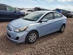 Salvage cars for sale at Phoenix, AZ auction: 2012 Hyundai Accent GLS