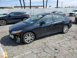 Honda Civic EX salvage cars for sale: 2012 Honda Civic EX