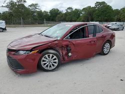 Salvage cars for sale from Copart Fort Pierce, FL: 2018 Toyota Camry L