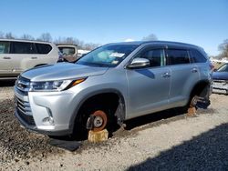 Toyota salvage cars for sale: 2017 Toyota Highlander Limited