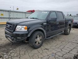 Salvage cars for sale at Dyer, IN auction: 2004 Ford F150 Supercrew