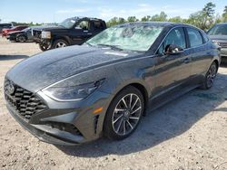 Salvage cars for sale at Houston, TX auction: 2022 Hyundai Sonata Limited