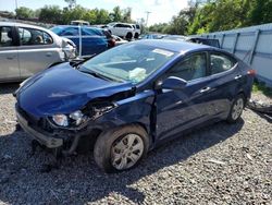 Salvage cars for sale from Copart Riverview, FL: 2016 Hyundai Elantra SE