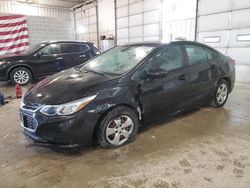 Salvage cars for sale at Columbia, MO auction: 2018 Chevrolet Cruze LS