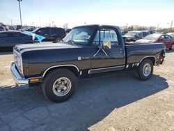 Salvage cars for sale at Indianapolis, IN auction: 1987 Dodge D-SERIES D150