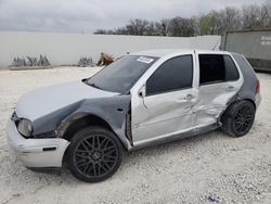 Salvage cars for sale from Copart New Braunfels, TX: 2003 Volkswagen Golf GL