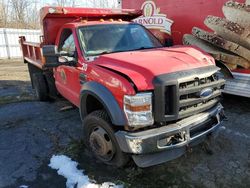 Salvage trucks for sale at Marlboro, NY auction: 2010 Ford F550 Super Duty