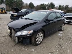 Salvage cars for sale at Mendon, MA auction: 2009 Honda Civic LX