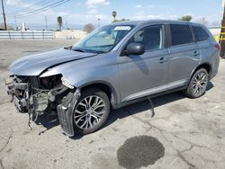 Salvage cars for sale from Copart Colton, CA: 2017 Mitsubishi Outlander ES