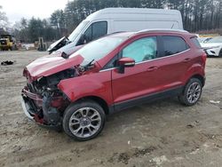 Ford salvage cars for sale: 2019 Ford Ecosport Titanium