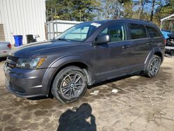 Salvage cars for sale at Austell, GA auction: 2018 Dodge Journey SE