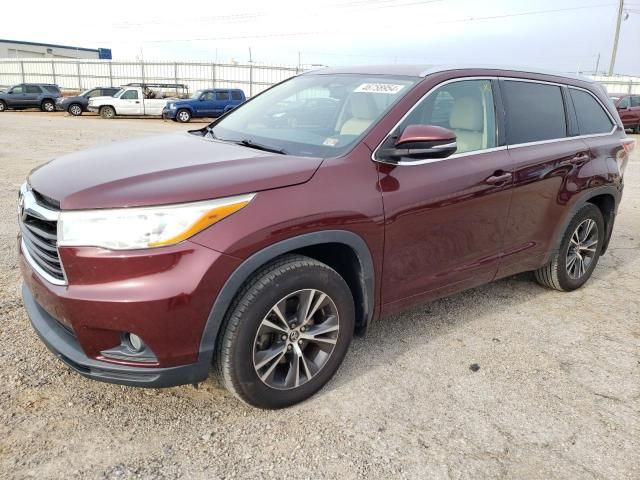 2016 Toyota Highlander XLE