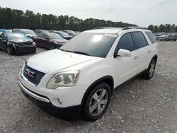 Salvage cars for sale at Florence, MS auction: 2011 GMC Acadia SLT-1