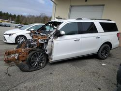 Salvage cars for sale from Copart Exeter, RI: 2021 Ford Expedition Max Limited