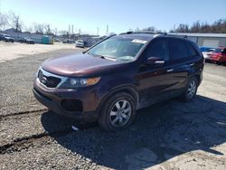 Salvage cars for sale from Copart West Mifflin, PA: 2012 KIA Sorento Base