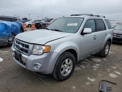 Ford salvage cars for sale: 2009 Ford Escape Limited