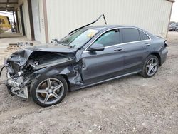 Salvage cars for sale from Copart Temple, TX: 2015 Mercedes-Benz C 300 4matic