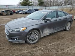 Ford salvage cars for sale: 2014 Ford Fusion Titanium HEV