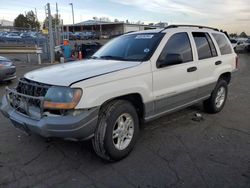 Salvage cars for sale at Denver, CO auction: 2002 Jeep Grand Cherokee Laredo