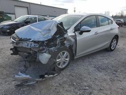 Salvage cars for sale from Copart Leroy, NY: 2018 Chevrolet Cruze LT