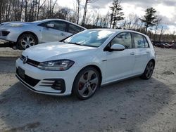 Salvage cars for sale from Copart Candia, NH: 2018 Volkswagen GTI S