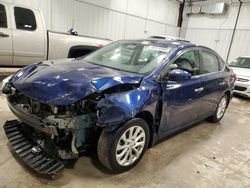 Salvage cars for sale at Franklin, WI auction: 2019 Nissan Sentra S