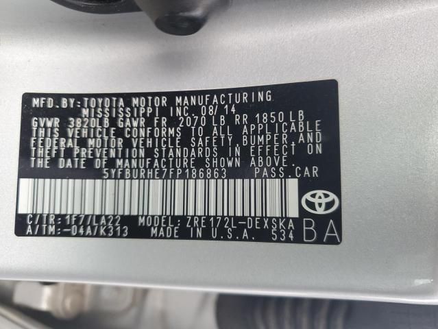 2015 Toyota Corolla L