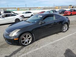 Salvage cars for sale from Copart Van Nuys, CA: 2005 Infiniti G35